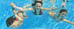 swimming family